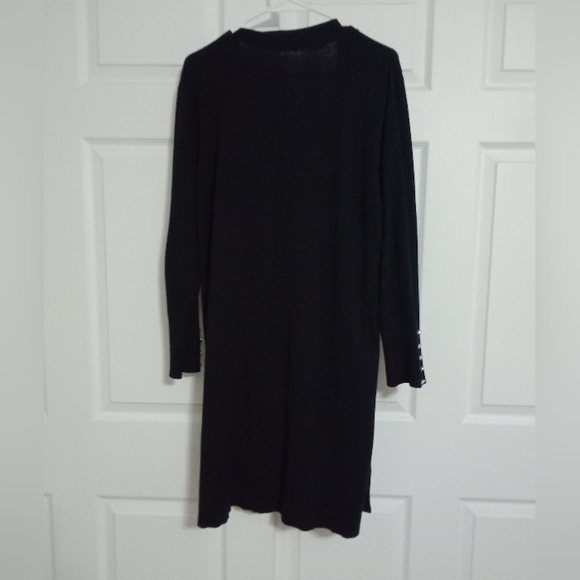 #411Primark Black Long Sleeve Open Front Cardigan. Size: Large - Picture 5 of 9